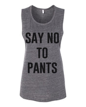 Load image into Gallery viewer, Say No To Pants Flowy Scoop Muscle Tank - Wake Slay Repeat