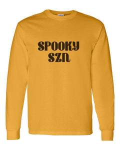 Spooky Szn Unisex Long Sleeve T Shirt - Wake Slay Repeat