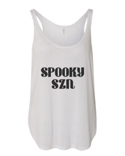 Load image into Gallery viewer, Spooky Szn Flowy Side Slit Tank Top - Wake Slay Repeat