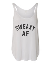 Load image into Gallery viewer, Sweaxy AF Flowy Side Slit Tank Top - Wake Slay Repeat