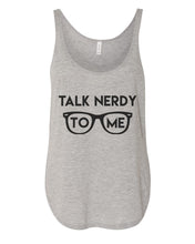 Load image into Gallery viewer, Talk Nerdy To Me Side Slit Tank Top - Wake Slay Repeat
