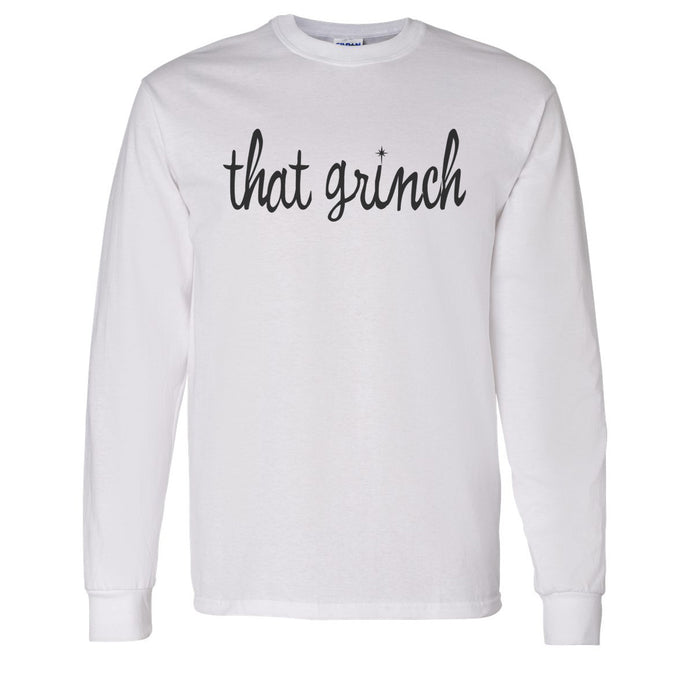 That Grinch Christmas Unisex Long Sleeve T Shirt - Wake Slay Repeat