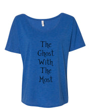 Load image into Gallery viewer, The Ghost With The Most Slouchy Tee - Wake Slay Repeat