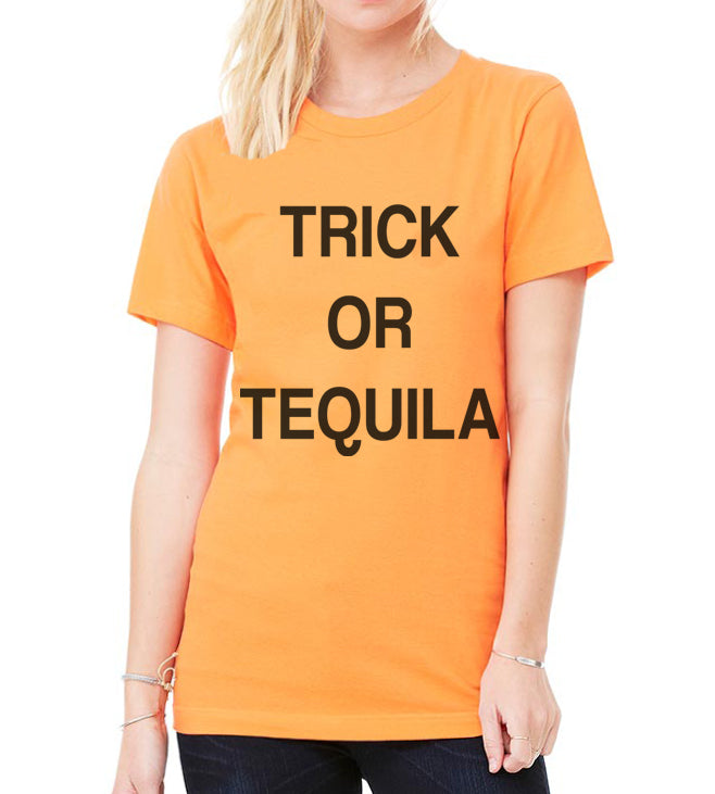 Halloween Shirt Trick Or Tequila Unisex T Shirt - Wake Slay Repeat