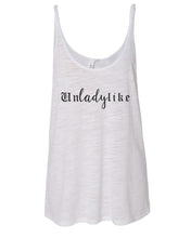 Load image into Gallery viewer, Unladylike Slouchy Tank - Wake Slay Repeat