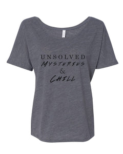 Unsolved Mysteries & Chill Slouchy Tee - Wake Slay Repeat