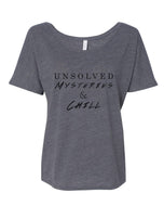 Unsolved Mysteries & Chill Slouchy Tee - Wake Slay Repeat