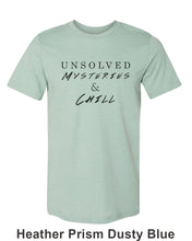 Load image into Gallery viewer, Unsolved Mysteries &amp; Chill Unisex Short Sleeve T Shirt - Wake Slay Repeat