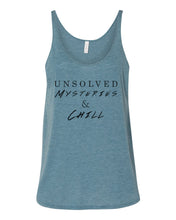Load image into Gallery viewer, Unsolved Mysteries &amp; Chill Slouchy Tank - Wake Slay Repeat