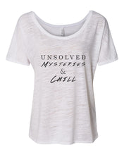 Load image into Gallery viewer, Unsolved Mysteries &amp; Chill Slouchy Tee - Wake Slay Repeat