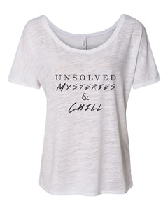 Unsolved Mysteries & Chill Slouchy Tee - Wake Slay Repeat