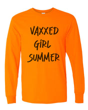 Load image into Gallery viewer, Vaxxed Girl Summer Unisex Long Sleeve T Shirt