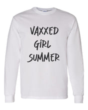 Load image into Gallery viewer, Vaxxed Girl Summer Unisex Long Sleeve T Shirt