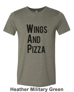 Wings And Pizza WAP Unisex Short Sleeve T Shirt - Wake Slay Repeat
