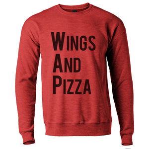 Wings And Pizza WAP Unisex Sweatshirt - Wake Slay Repeat