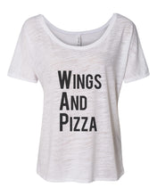 Load image into Gallery viewer, Wings And Pizza WAP Slouchy Tee - Wake Slay Repeat