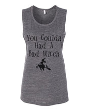 Load image into Gallery viewer, You Coulda Had A Bad Witch Fitted Muscle Tank - Wake Slay Repeat