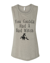 Load image into Gallery viewer, You Coulda Had A Bad Witch Fitted Muscle Tank - Wake Slay Repeat