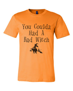 You Coulda Had A Bad Witch Orange Unisex T Shirt - Wake Slay Repeat
