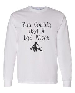 You Coulda Had A Bad Witch Unisex Long Sleeve T Shirt - Wake Slay Repeat