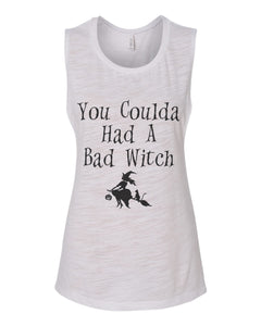 You Coulda Had A Bad Witch Fitted Muscle Tank - Wake Slay Repeat