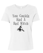 Load image into Gallery viewer, You Coulda Had A Bad Witch Fitted Women&#39;s T Shirt - Wake Slay Repeat