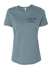 Load image into Gallery viewer, a little bit alexis Pocket Relaxed Women&#39;s T Shirt - Wake Slay Repeat