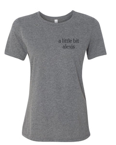 a little bit alexis Pocket Relaxed Women's T Shirt - Wake Slay Repeat
