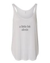 Load image into Gallery viewer, a little bit alexis Flowy Side Slit Tank Top - Wake Slay Repeat