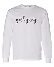 Load image into Gallery viewer, Girl Gang Unisex Long Sleeve T Shirt - Wake Slay Repeat
