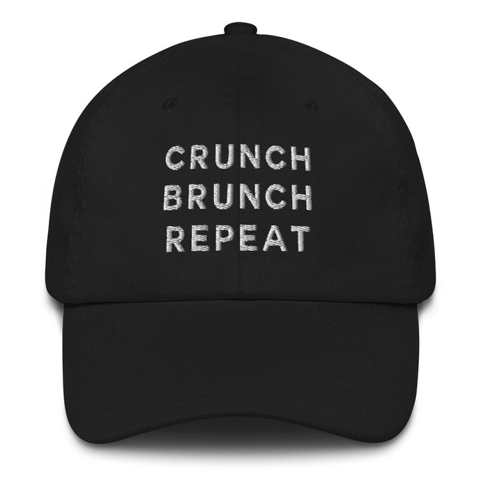 Crunch Brunch Repeat Dad Hat - Wake Slay Repeat