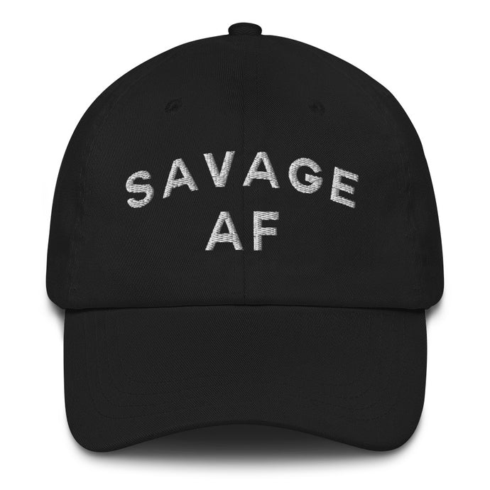 Savage AF Dad Hat - Wake Slay Repeat