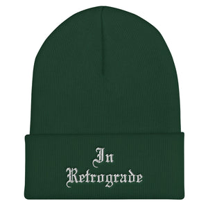 In Retrograde Cuffed Beanie - Wake Slay Repeat