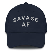 Load image into Gallery viewer, Savage AF Dad Hat - Wake Slay Repeat