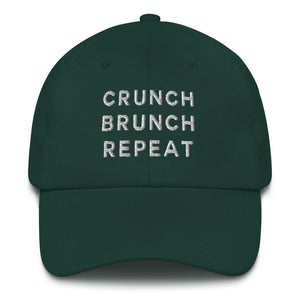 Crunch Brunch Repeat Dad Hat - Wake Slay Repeat