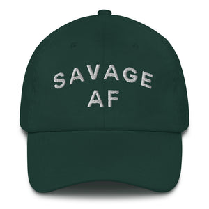 Savage AF Dad Hat - Wake Slay Repeat