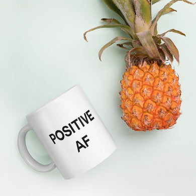 Positive AF Coffee Mug - Wake Slay Repeat