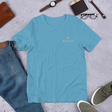 In Retrograde Premium Embroidered Short-Sleeve Unisex T-Shirt - Wake Slay Repeat