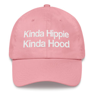 Kinda Hippie Kinda Hood Dad Hat - Wake Slay Repeat