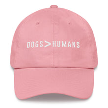 Load image into Gallery viewer, Dogs &gt; Humans Dad Hat - Wake Slay Repeat