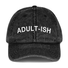 Load image into Gallery viewer, Adult-Ish Vintage Cotton Twill Cap - Wake Slay Repeat