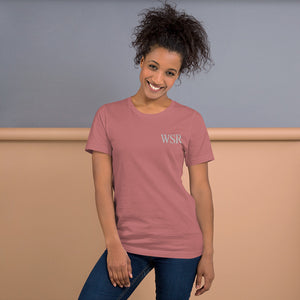 WSR Premium Embroidered Short-Sleeve Unisex T-Shirt - Wake Slay Repeat