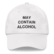 May Contain Alcohol Dad Hat - Wake Slay Repeat