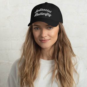 Antisocial Butterfly Dad Hat - Wake Slay Repeat
