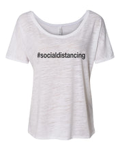 Load image into Gallery viewer, #socialdistancing Slouchy Tee - Wake Slay Repeat