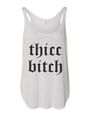 Load image into Gallery viewer, Thicc Bitch Side Slit Tank Top - Wake Slay Repeat